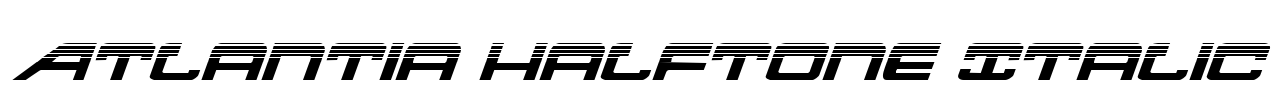Atlantia Halftone Italic