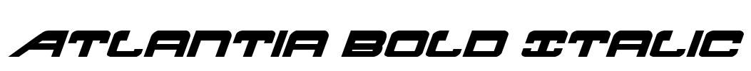 Atlantia Bold Italic