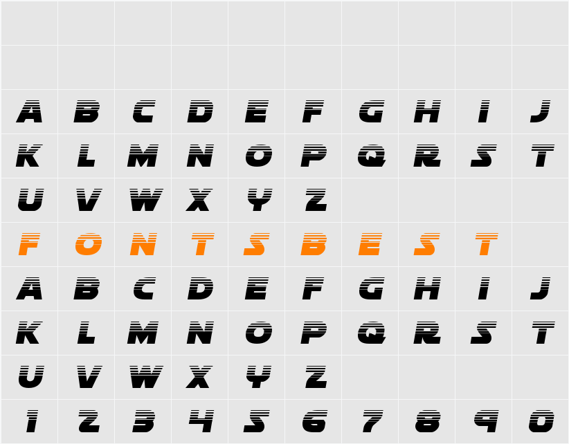 Soloist Halftone Character Map