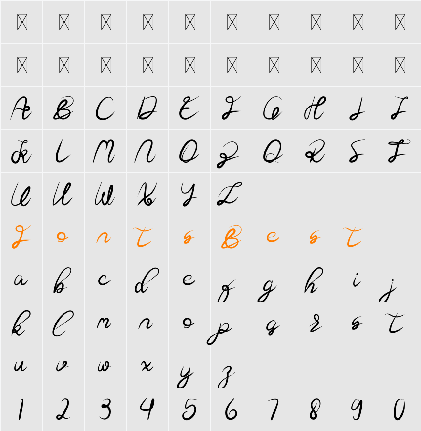 Azazax Character Map