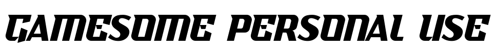 Gamesome Personal Use