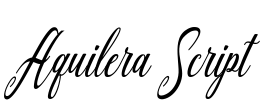 Aquilera Script Font Image