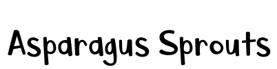Asparagus Sprouts