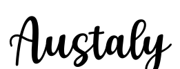 Austaly Font Image