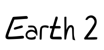 Earth 2 Font Image