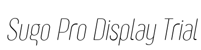 Sugo Pro Display Trial
