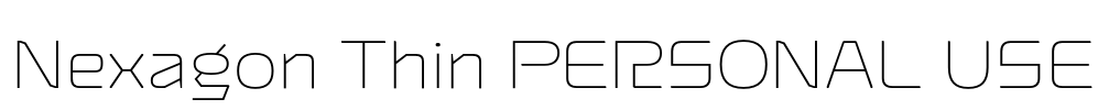 Nexagon Thin PERSONAL USE
