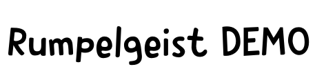 Rumpelgeist DEMO Font Image