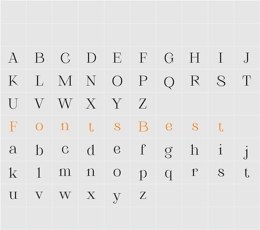 Ribka Demo Character Map