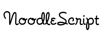 NoodleScript Font Image