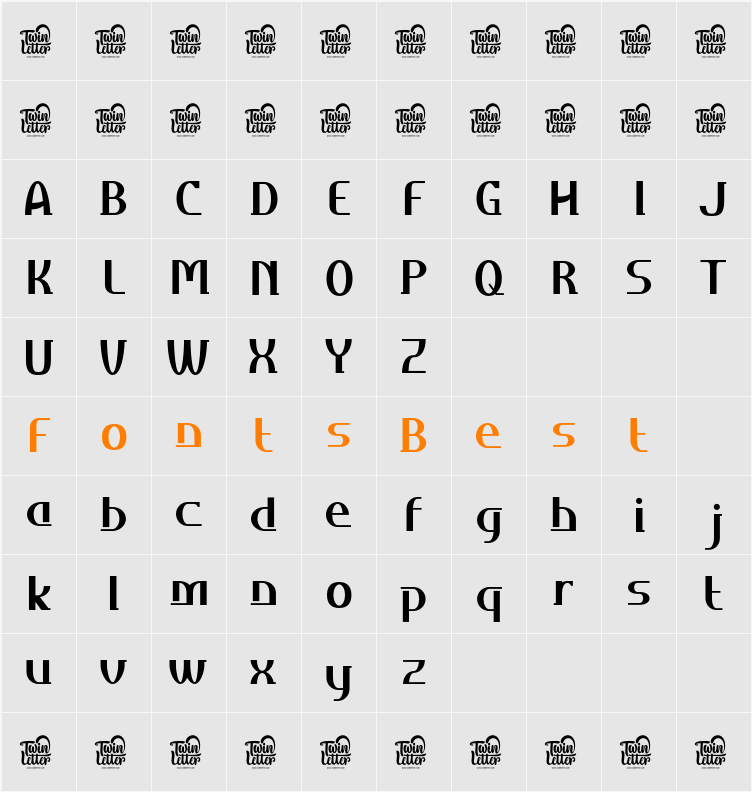 Daimor ExtBd Character Map