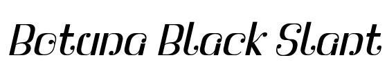Botuna Black Slant