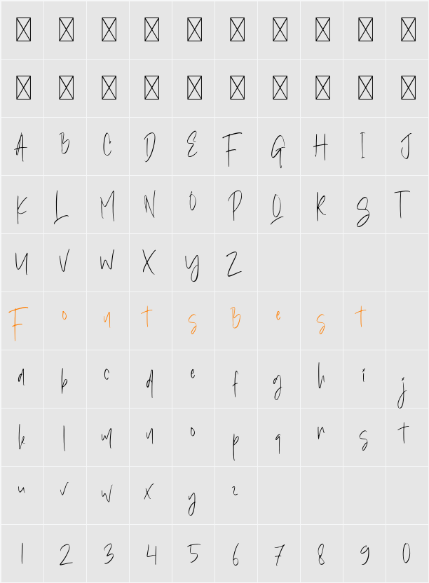 Arrival Of Companies Character Map