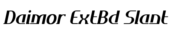 Daimor ExtBd Slant