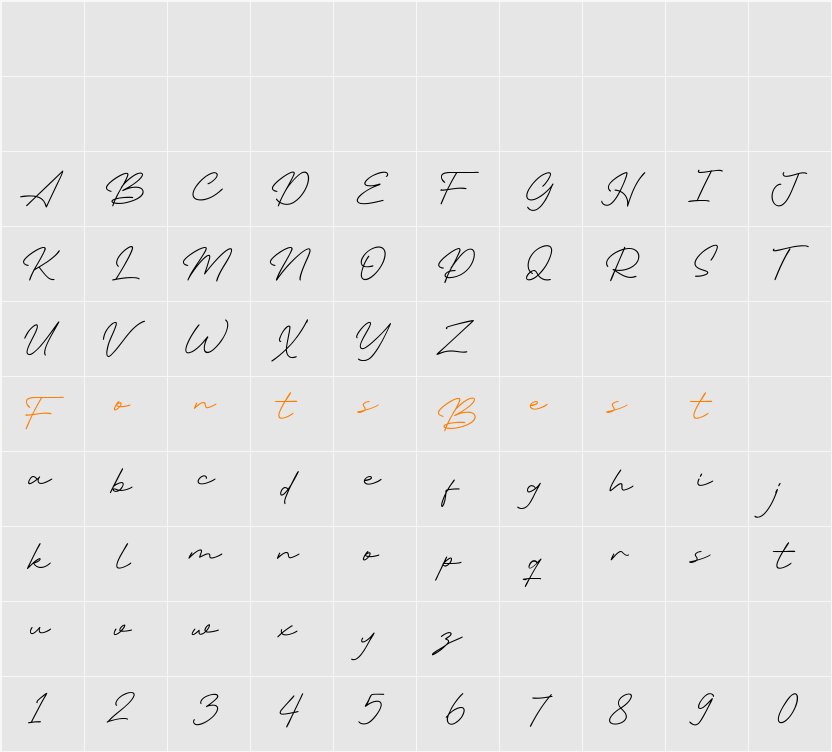 Autumn Wind Character Map