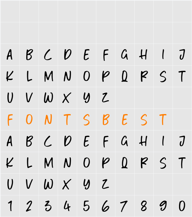 Mango Mingle Character Map