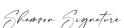 Shamson Signature