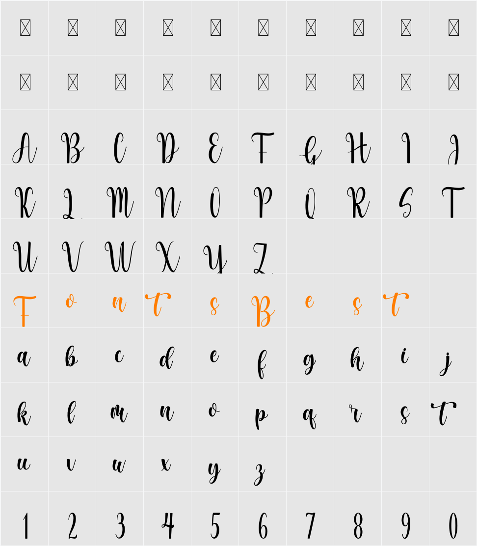 Automatic Character Map