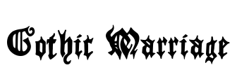 Gothic Marriage