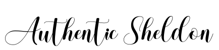 Authentic Sheldon Font Image