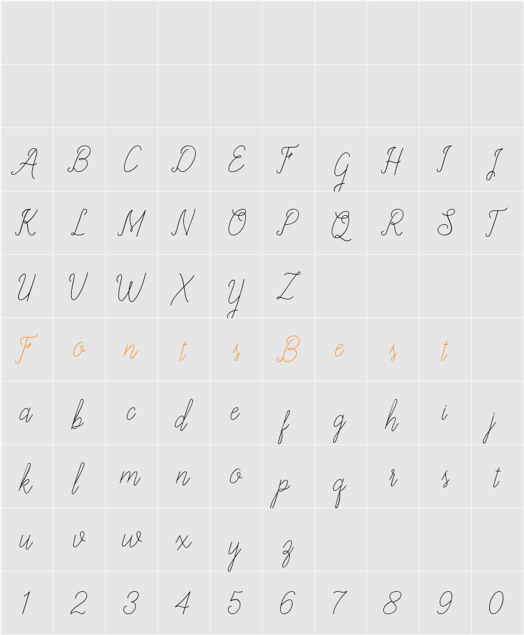Allexandrea Character Map