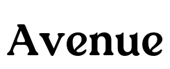 Avenue Font Image