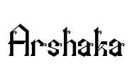 Arshaka Font Image