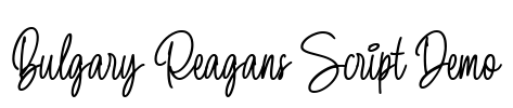 Bulgary Reagans Script Demo