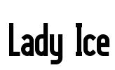 Lady Ice Font Image