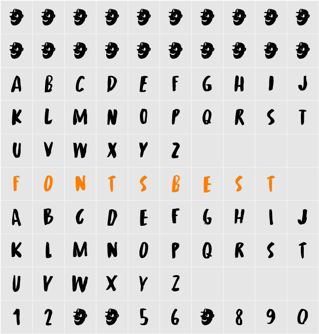 Henchman DEMO Character Map