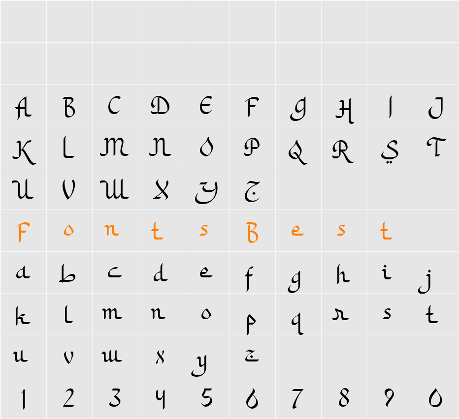 Khodijah Free Character Map