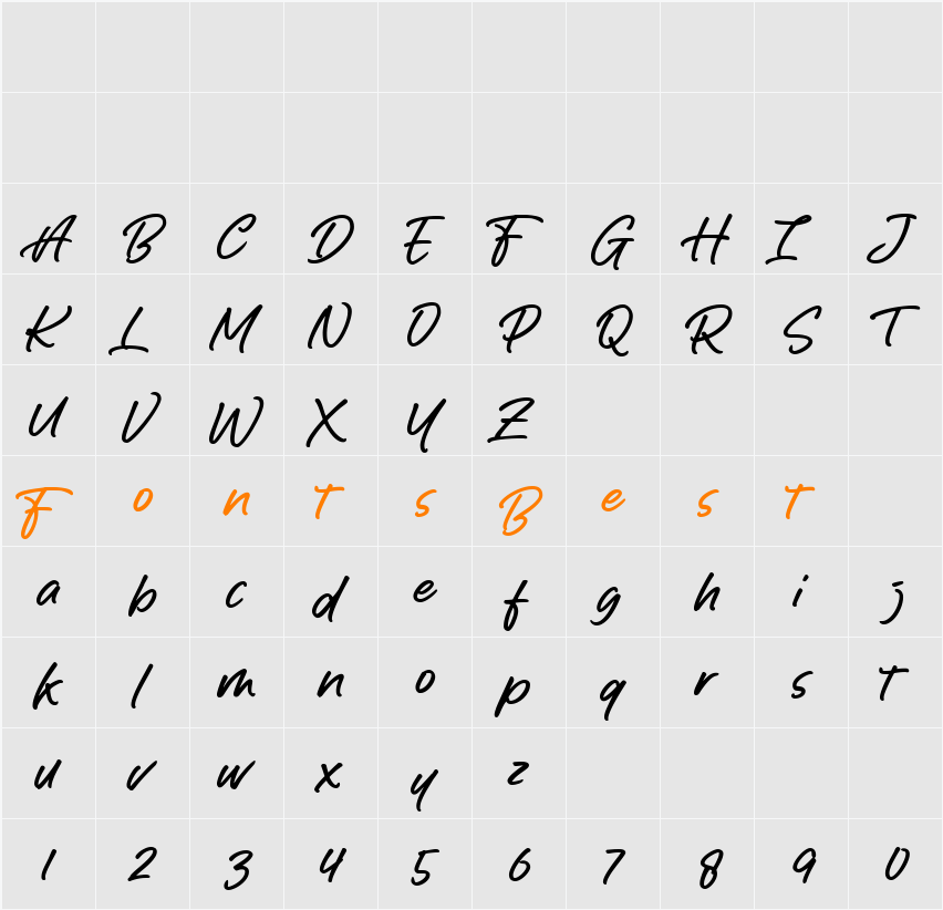 Awaking Character Map