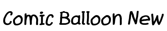Comic Balloon New