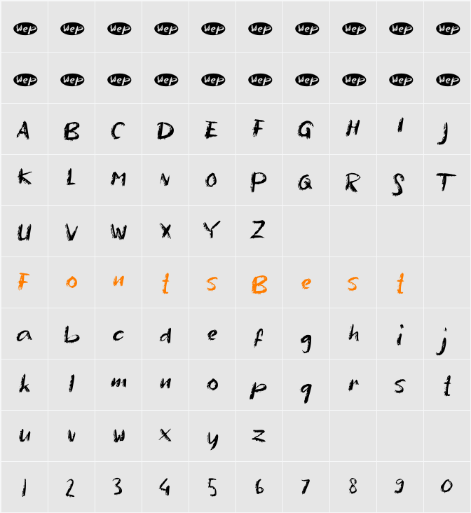 a Anekdot Character Map