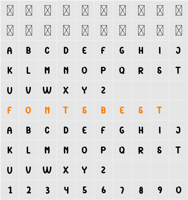 Door Price Character Map