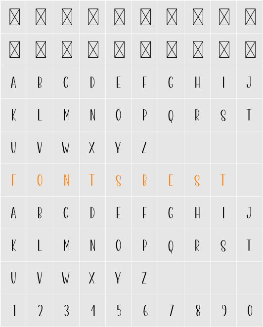 Versatile Character Map