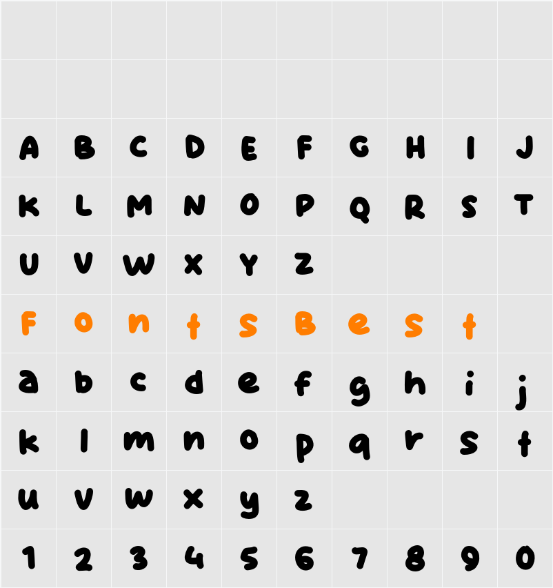 Tropic Island Character Map