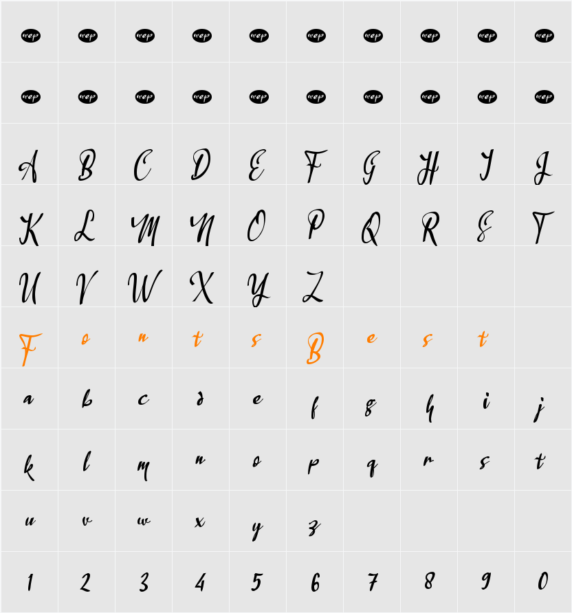 a Sumpah Masih Muda Character Map