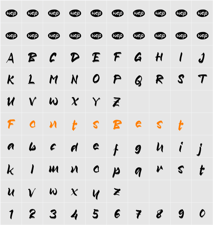 a Always Smile Character Map
