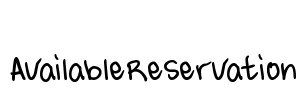 AvailableReservation