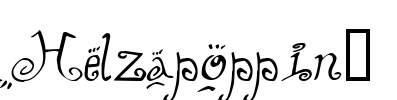 Helzapoppin™ Font Image