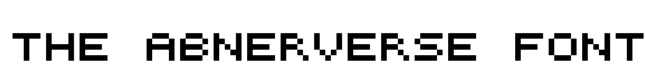 The Abnerverse Font