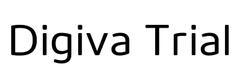 Digiva Trial Font Image