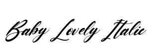 Baby Lovely Italic