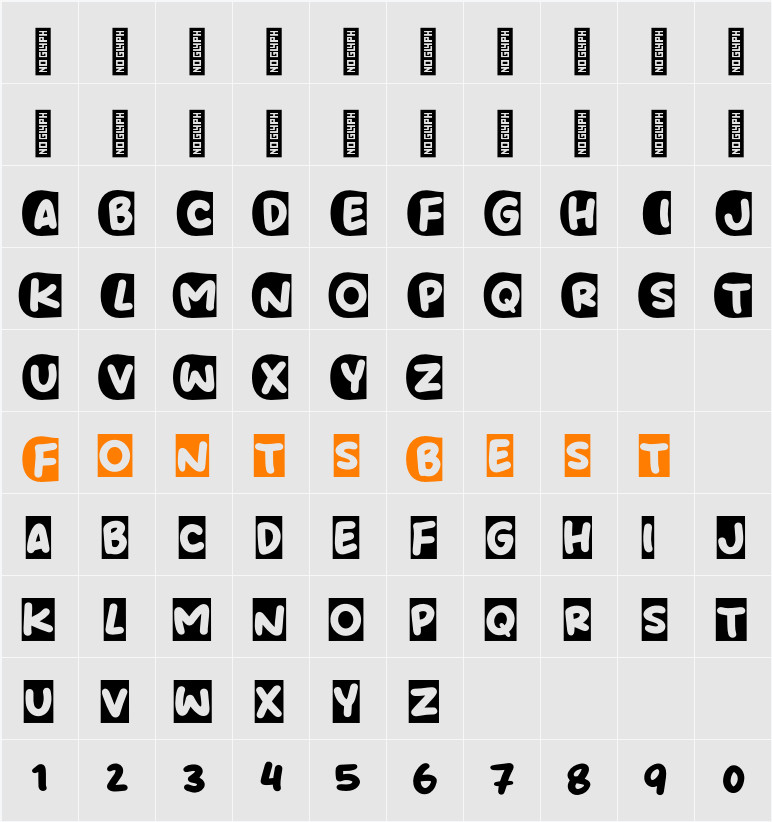 Share Dong Character Map