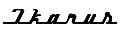 Ikarus Font Image