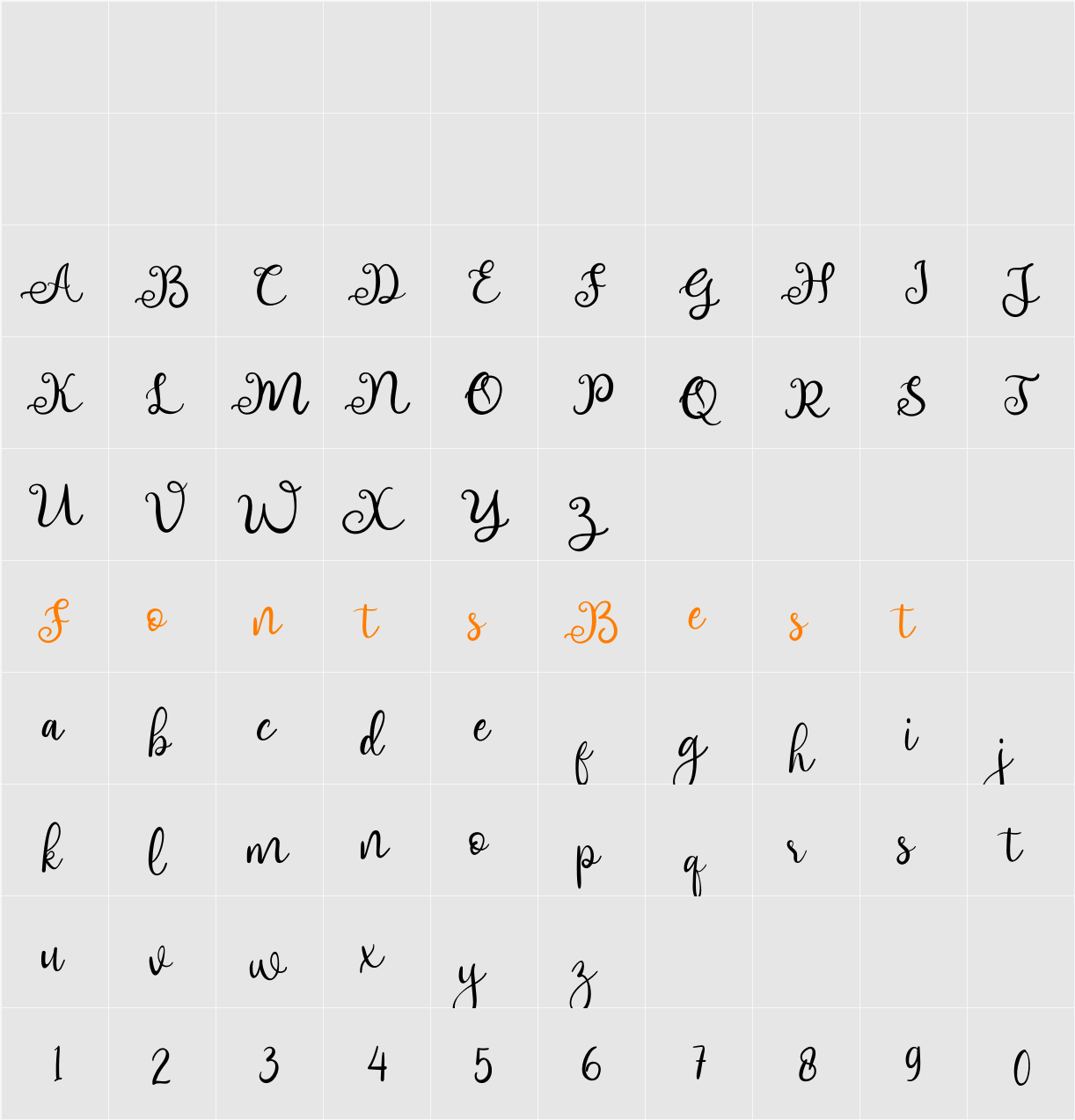 adhellita Character Map