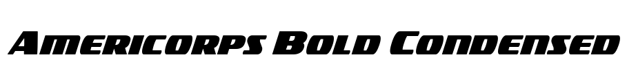 Americorps Bold Condensed