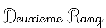 Deuxieme Rang