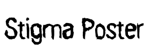 Stigma Poster Font Image